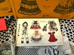 OLD PAPER DOLL YELLOW A